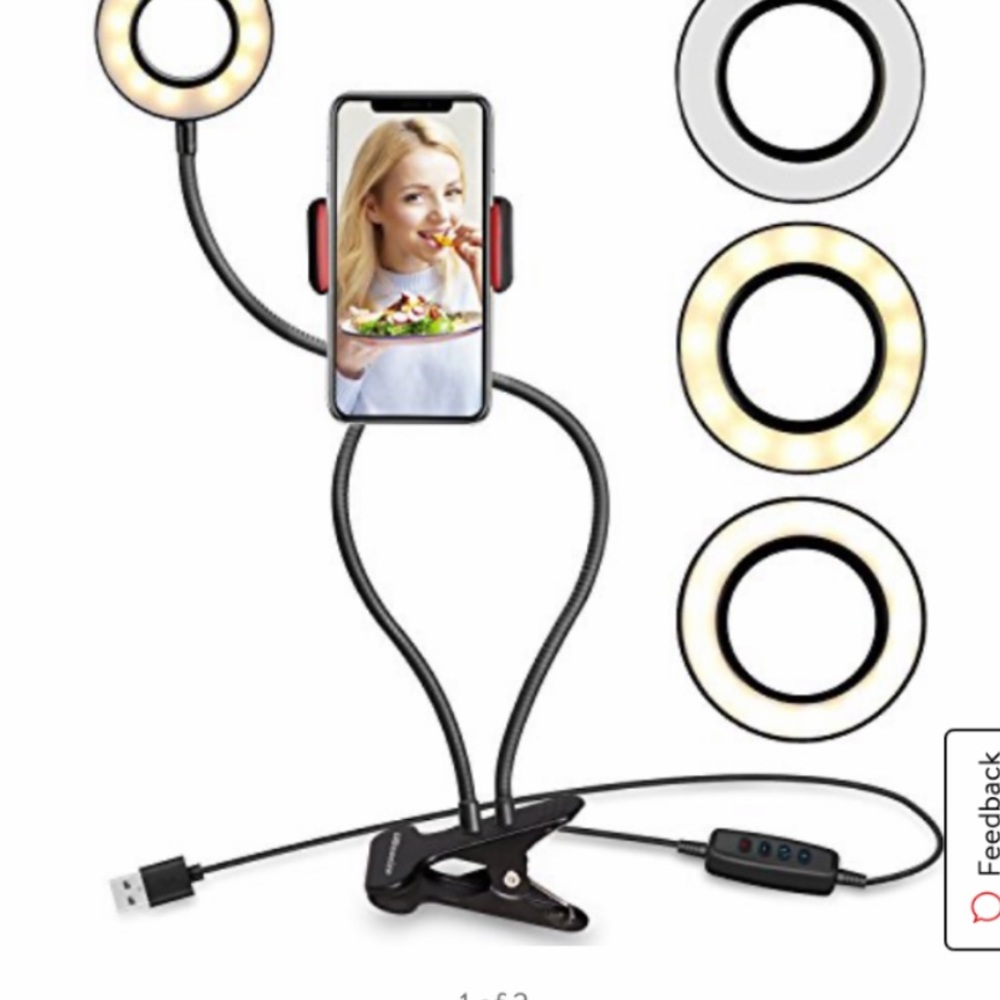 Professional live stream selfie ring light